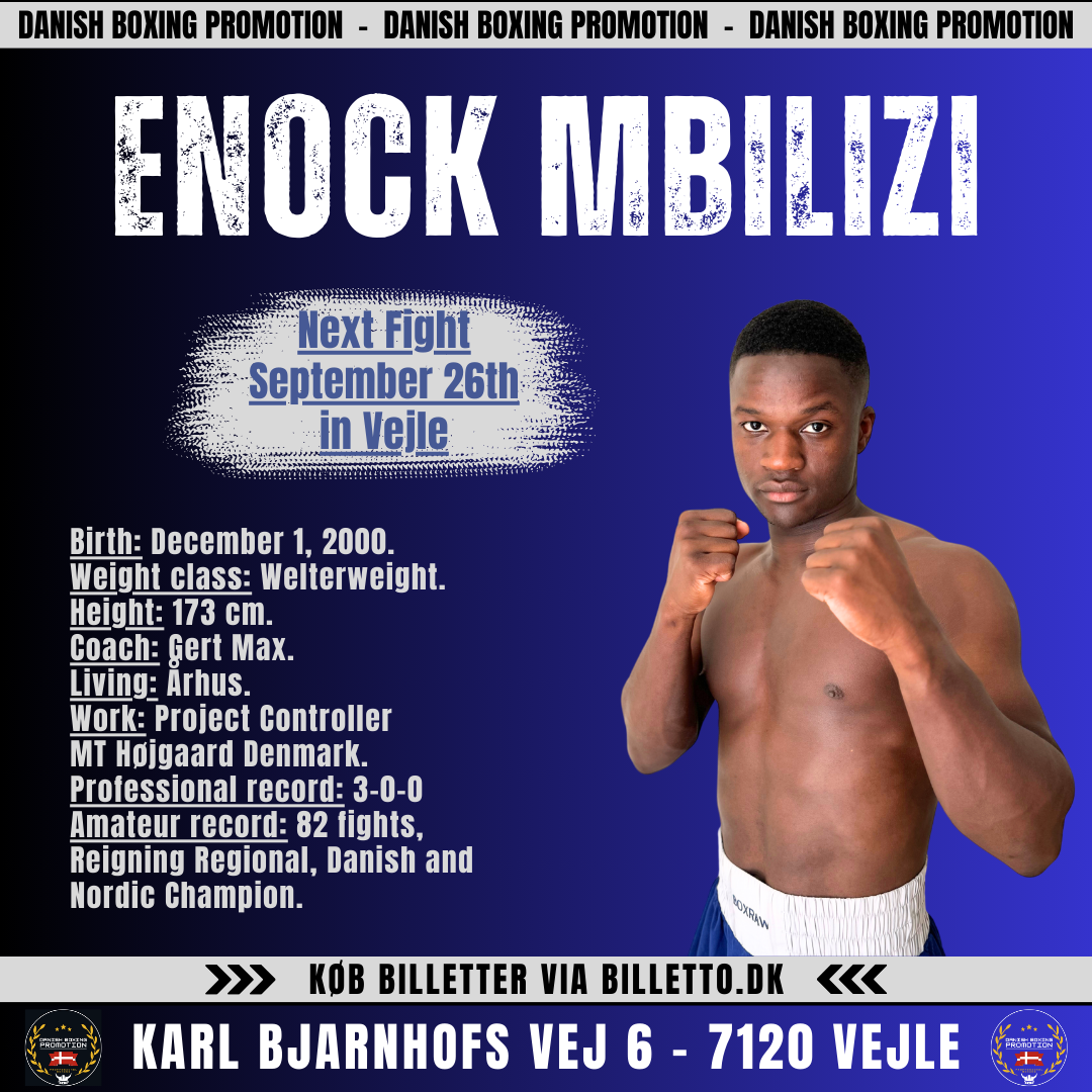 Profilbillede - Enock Mbilizi